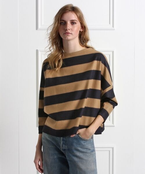 【極美品】トラディショナルウェザーウェア☆トップス☆ボーダー☆S☆綿100% TRADITIONAL WEATHERWEAR - 【極美品】トラディショナルウェザー