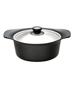212 KITCHEN STORE / トゥーワントゥーキッチン ストア キッチンツール | 南部鉄鍋深型 22cm (ステンレス蓋付き) ＜柳宗理＞