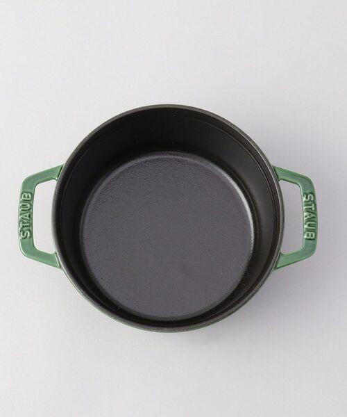 【美品】staub ココット ラウンド 18cm バジルグリーン ビンテージ Amazon｜staub ストウブ 「 ピコ ココット ラウンド バジル