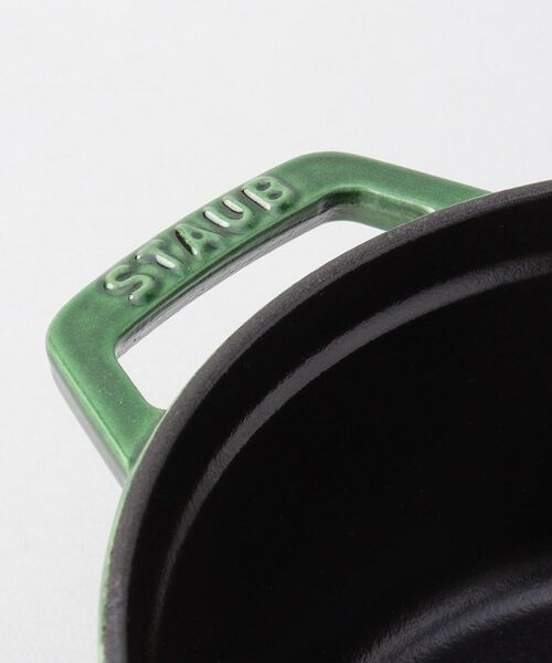 212 KITCHEN STORE / トゥーワントゥーキッチン ストア キッチンツール | ピコ・ココット ラウンド 18cm バジルグリーン ＜Staub ストウブ ＞ | 詳細6
