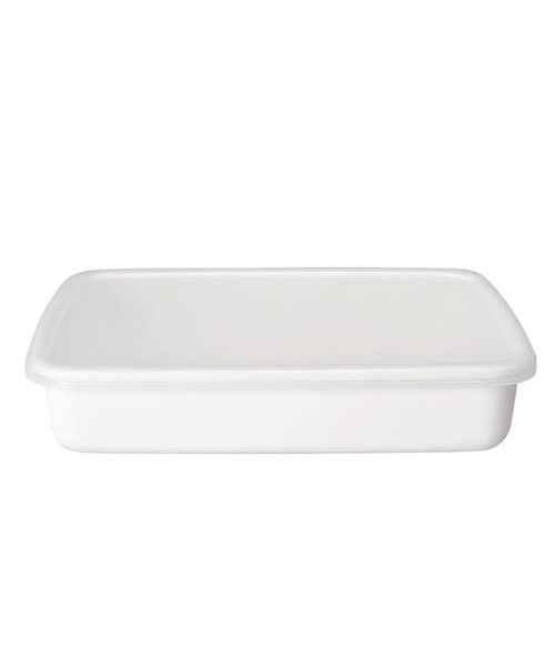 212 KITCHEN STORE / トゥーワントゥーキッチン ストア キッチンツール | 野田琺瑯 ホワイトシリーズ　レクタングル浅型 L WRA-L | 詳細1