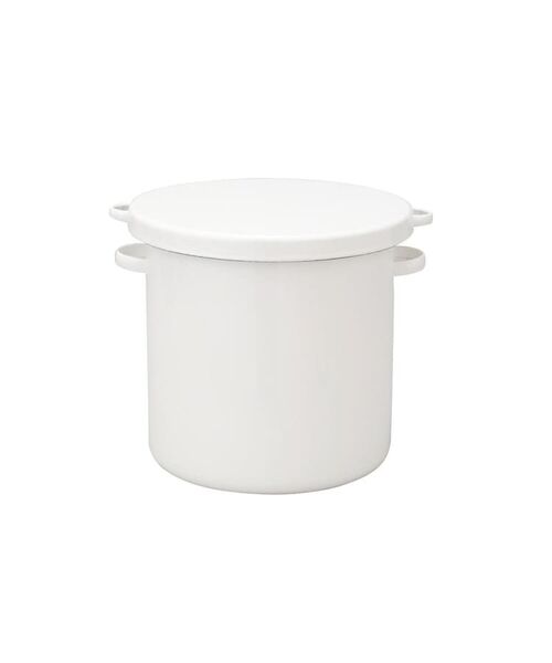 212 KITCHEN STORE / トゥーワントゥーキッチン ストア キッチンツール | 野田琺瑯 ホワイトシリーズ　ラウンドストッカー 18cm | 詳細1