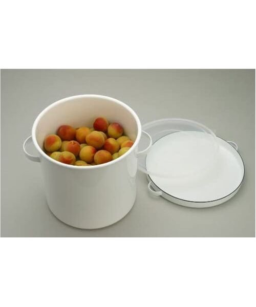 212 KITCHEN STORE / トゥーワントゥーキッチン ストア キッチンツール | 野田琺瑯 ホワイトシリーズ　ラウンドストッカー 21cm | 詳細2