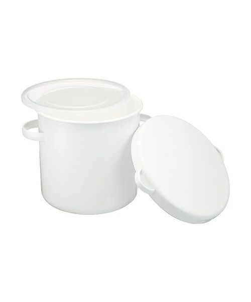 212 KITCHEN STORE / トゥーワントゥーキッチン ストア キッチンツール | 野田琺瑯 ホワイトシリーズ　ラウンドストッカー 24cm | 詳細2