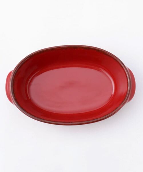 212 KITCHEN STORE / トゥーワントゥーキッチン ストア 食器 | ギャザー オーバルグラタン S RD | 詳細3