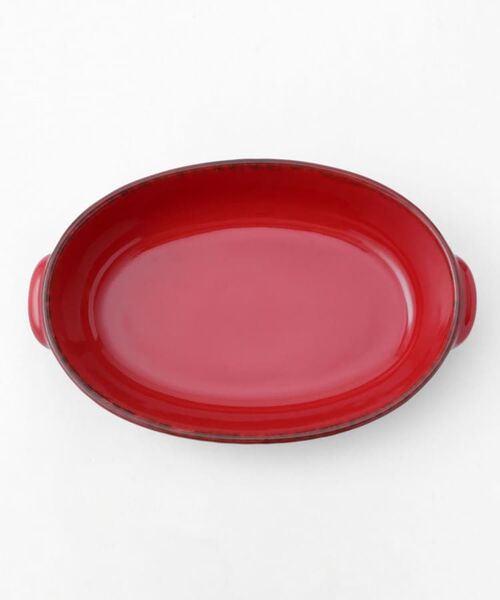 212 KITCHEN STORE / トゥーワントゥーキッチン ストア 食器 | ギャザー オーバルグラタン L RD | 詳細3