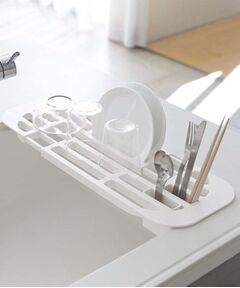 212 KITCHEN STORE / トゥーワントゥーキッチン ストア キッチンツール | 伸縮水切りラック WH 山崎実業 ＜tower タワー＞