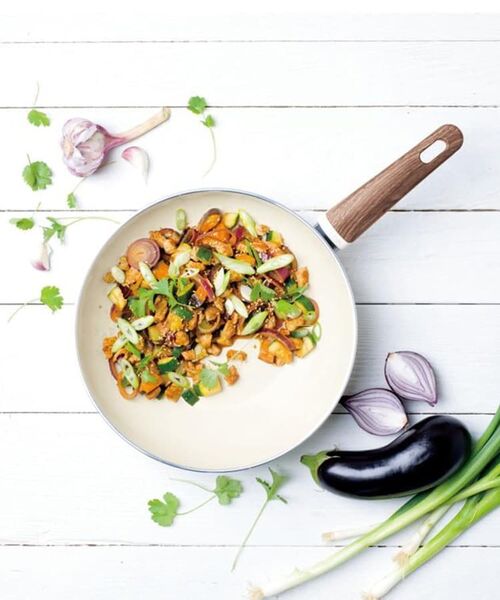 212 KITCHEN STORE / トゥーワントゥーキッチン ストア キッチンツール | ウッドビーフライパン 24cm ＜GreenPan グリーンパン＞ | 詳細1