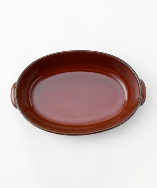 212 KITCHEN STORE / トゥーワントゥーキッチン ストア 食器 | ギャザー オーバルグラタン L BR | 詳細3