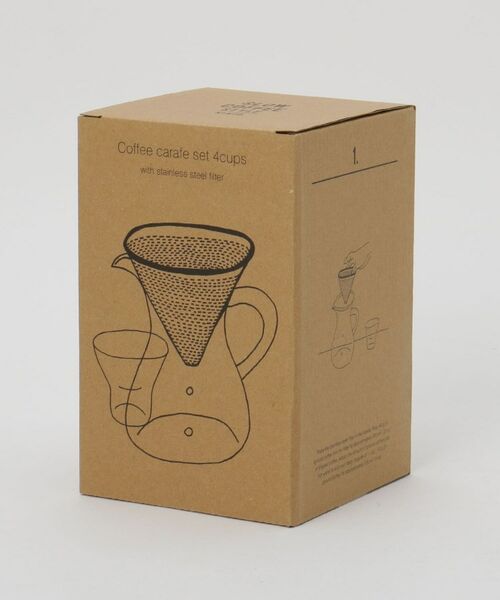 212 KITCHEN STORE / トゥーワントゥーキッチン ストア インテリア・生活雑貨・ホビー・ステーショナリー | コーヒーカラフェセット 600ml ＜KINTO キントー＞ | 詳細3