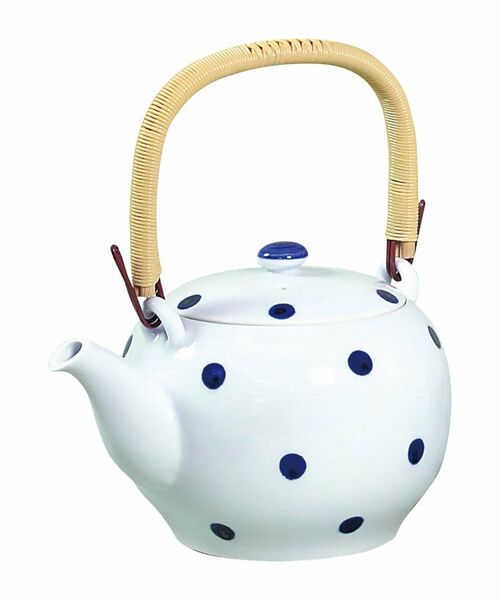 212 KITCHEN STORE / トゥーワントゥーキッチン ストア インテリア・生活雑貨・ホビー・ステーショナリー | 藍花 古典染付け土瓶 水玉 | 詳細2