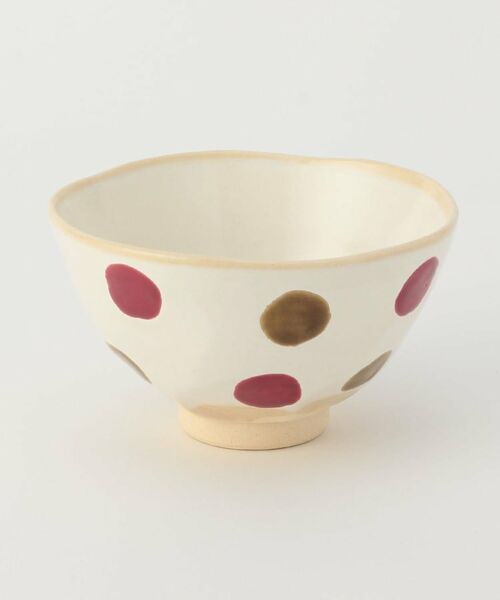 212 KITCHEN STORE / トゥーワントゥーキッチン ストア 食器 | 藍花 有田焼 飯椀 くらら 水玉 赤 | 詳細1