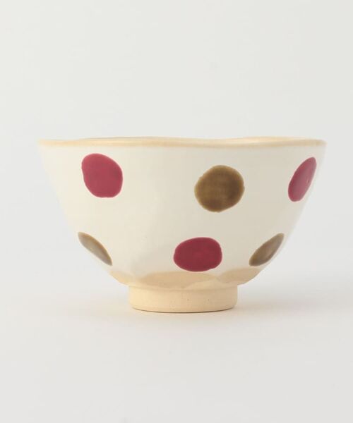 212 KITCHEN STORE / トゥーワントゥーキッチン ストア 食器 | 藍花 有田焼 飯椀 くらら 水玉 赤 | 詳細2