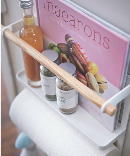 212 KITCHEN STORE / トゥーワントゥーキッチン ストア インテリア・インテリア雑貨 | マグネット冷蔵庫サイドラック WH  山崎実業 ＜tosca トスカ＞ | 詳細3