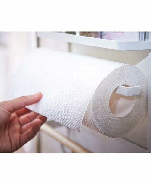 212 KITCHEN STORE / トゥーワントゥーキッチン ストア インテリア・インテリア雑貨 | マグネット冷蔵庫サイドラック WH  山崎実業 ＜tosca トスカ＞ | 詳細7