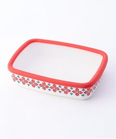 212 KITCHEN STORE / トゥーワントゥーキッチン ストア キッチンツール | クッカ 浅型角容器 Ｌ RD ＜富士ホーロー＞