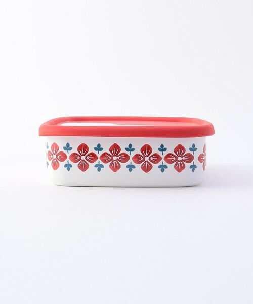 212 KITCHEN STORE / トゥーワントゥーキッチン ストア キッチンツール | クッカ 浅型角容器 Ｌ RD ＜富士ホーロー＞ | 詳細3