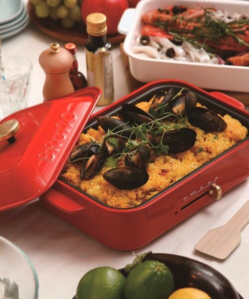 212 KITCHEN STORE / トゥーワントゥーキッチン ストア キッチンツール | コンパクトホットプレート RD ＜BRUNO ブルーノ＞ | 詳細1