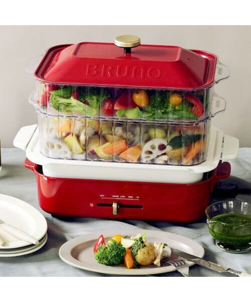 212 KITCHEN STORE / トゥーワントゥーキッチン ストア キッチンツール | BRUNO (ブルーノ) コンパクトホットプレート専用　スチーマー | 詳細1