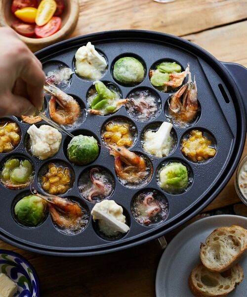 212 KITCHEN STORE / トゥーワントゥーキッチン ストア キッチンツール | オーバルホットプレート ブラック ＜BRUNO ブルーノ＞ | 詳細1