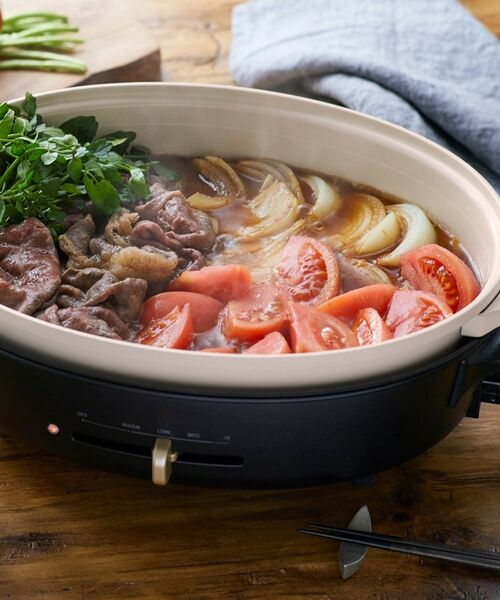 212 KITCHEN STORE / トゥーワントゥーキッチン ストア キッチンツール | オーバルホットプレート ブラック ＜BRUNO ブルーノ＞ | 詳細3