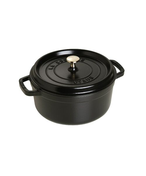 212 KITCHEN STORE / トゥーワントゥーキッチン ストア キッチンツール | ピコ・ココットラウンド 20cm BK ＜staub ストウブ＞ | 詳細1
