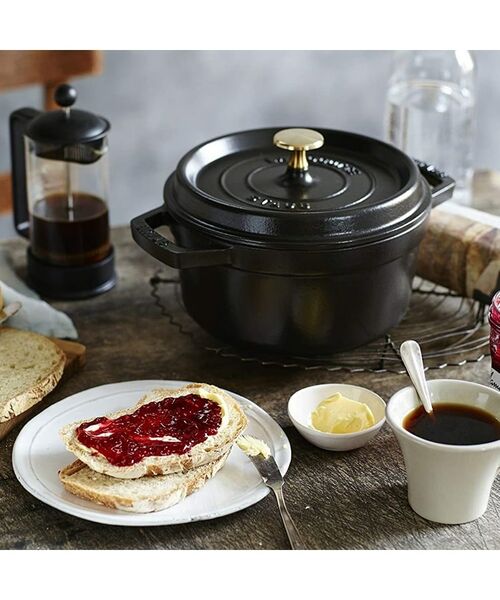 212 KITCHEN STORE / トゥーワントゥーキッチン ストア キッチンツール | ピコ・ココットラウンド 20cm BK ＜staub ストウブ＞ | 詳細3