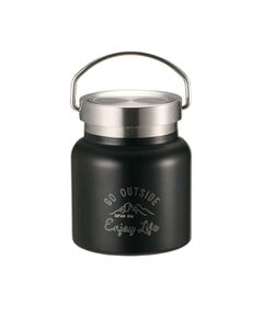 212 KITCHEN STORE / トゥーワントゥーキッチン ストア インテリア・生活雑貨・ホビー・ステーショナリー | モンテ HDフードポット 280ml BK ＜CAPTAIN STAG キャプテンスタッグ＞