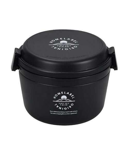 212 KITCHEN STORE / トゥーワントゥーキッチン ストア インテリア・生活雑貨・ホビー・ステーショナリー | ホームレーベル どんぶりランチジャー 770ml BK | 詳細1