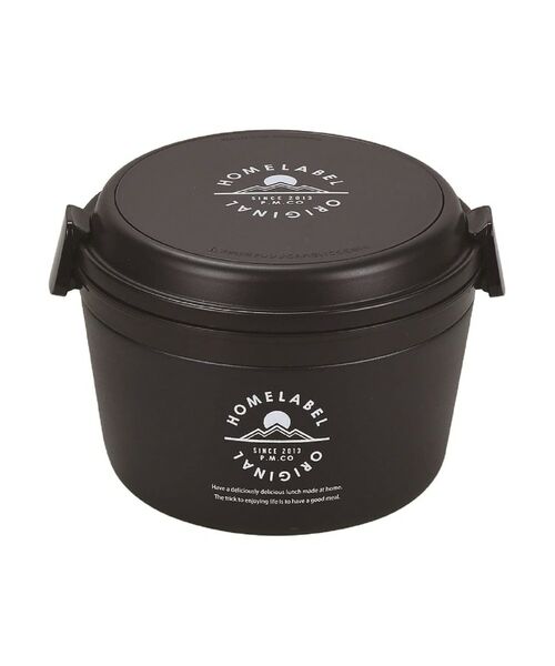 212 KITCHEN STORE / トゥーワントゥーキッチン ストア インテリア・生活雑貨・ホビー・ステーショナリー | ホームレーベル どんぶりランチジャー 1060ml BK | 詳細1