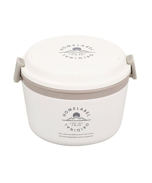 212 KITCHEN STORE / トゥーワントゥーキッチン ストア インテリア・生活雑貨・ホビー・ステーショナリー | ホームレーベル どんぶりランチジャー 1060ml WH | 詳細1