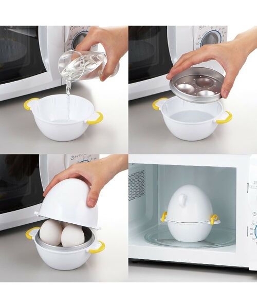 212 KITCHEN STORE / トゥーワントゥーキッチン ストア キッチンツール | レンジでらくチン ゆでたまご 2個用 | 詳細4