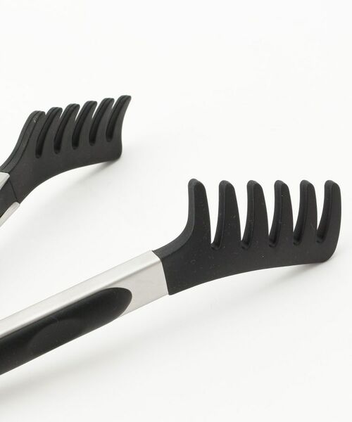 212 KITCHEN STORE / トゥーワントゥーキッチン ストア キッチンツール | シリコンパスタトング 23cm BK | 詳細2