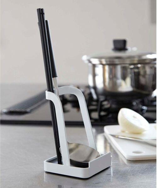 212 KITCHEN STORE / トゥーワントゥーキッチン ストア キッチンツール | お玉＆鍋フタスタンド WH 山崎実業 ＜tower タワー＞ | 詳細10