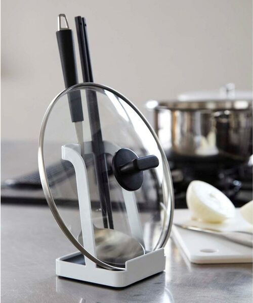 212 KITCHEN STORE / トゥーワントゥーキッチン ストア キッチンツール | お玉＆鍋フタスタンド WH 山崎実業 ＜tower タワー＞ | 詳細12