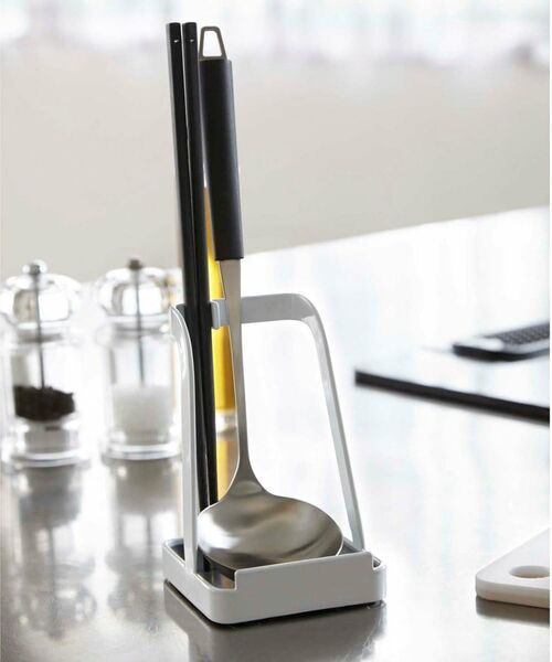 212 KITCHEN STORE / トゥーワントゥーキッチン ストア キッチンツール | お玉＆鍋フタスタンド WH 山崎実業 ＜tower タワー＞ | 詳細7