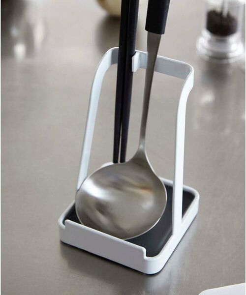 212 KITCHEN STORE / トゥーワントゥーキッチン ストア キッチンツール | お玉＆鍋フタスタンド WH 山崎実業 ＜tower タワー＞ | 詳細9