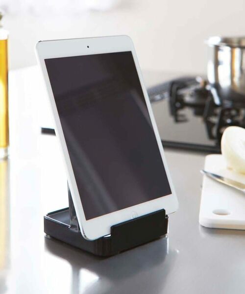 212 KITCHEN STORE / トゥーワントゥーキッチン ストア キッチンツール | お玉&鍋フタスタンド BK 山崎実業 ＜tower タワー＞ | 詳細2