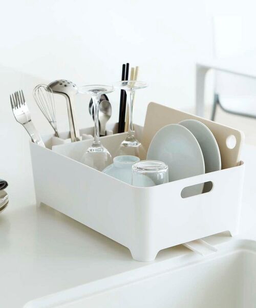 212 KITCHEN STORE / トゥーワントゥーキッチン ストア インテリア・インテリア雑貨 | 水切りバスケット WH 山崎実業 ＜tower タワー＞ | 詳細1