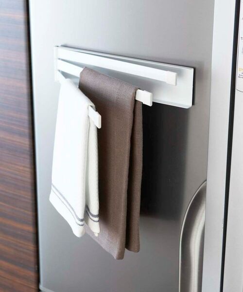 212 KITCHEN STORE / トゥーワントゥーキッチン ストア キッチンツール | マグネット布巾ハンガー WH 山崎実業 ＜tower タワー＞ | 詳細1