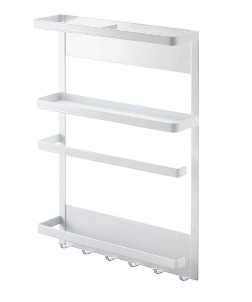 212 KITCHEN STORE / トゥーワントゥーキッチン ストア キッチンツール | マグネット冷蔵庫サイドラック WH 山崎実業 ＜tower タワー＞ | 詳細2