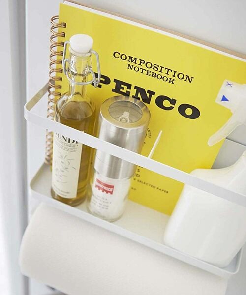 212 KITCHEN STORE / トゥーワントゥーキッチン ストア キッチンツール | マグネット冷蔵庫サイドラック WH 山崎実業 ＜tower タワー＞ | 詳細5