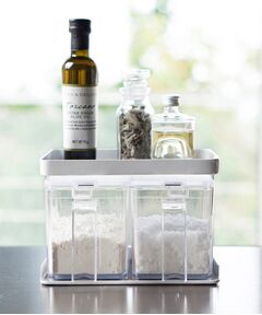 212 KITCHEN STORE / トゥーワントゥーキッチン ストア キッチンツール | 調味料ストッカーラック WH 山崎実業 ＜tower タワー＞