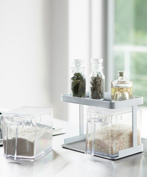 212 KITCHEN STORE / トゥーワントゥーキッチン ストア キッチンツール | 調味料ストッカーラック WH 山崎実業 ＜tower タワー＞ | 詳細1