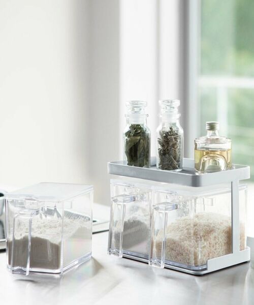 212 KITCHEN STORE / トゥーワントゥーキッチン ストア キッチンツール | 調味料ストッカーラック WH 山崎実業 ＜tower タワー＞ | 詳細2