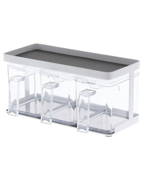 212 KITCHEN STORE / トゥーワントゥーキッチン ストア キッチンツール | 調味料ストッカーラックワイド WH 山崎実業 ＜tower タワー＞ | 詳細4