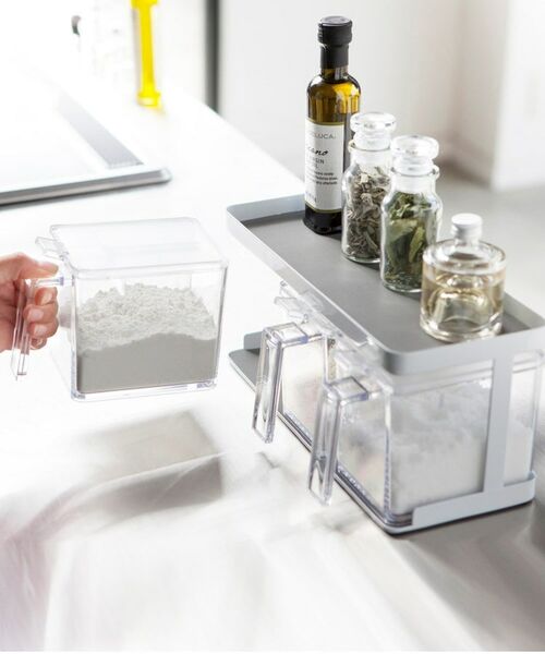 212 KITCHEN STORE / トゥーワントゥーキッチン ストア キッチンツール | 調味料ストッカーラックワイド WH 山崎実業 ＜tower タワー＞ | 詳細7