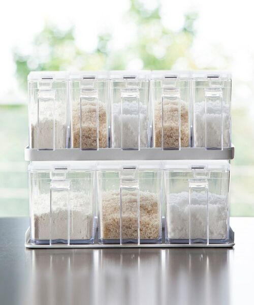 212 KITCHEN STORE / トゥーワントゥーキッチン ストア キッチンツール | 調味料ストッカーラックワイド WH 山崎実業 ＜tower タワー＞ | 詳細9