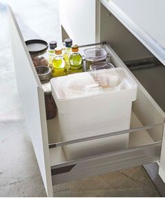 212 KITCHEN STORE / トゥーワントゥーキッチン ストア キッチンツール | 密閉袋ゴト米ビツ 5kg 計量カップ付き 山崎実業 ＜tower タワー＞