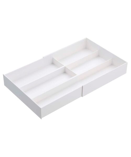 212 KITCHEN STORE / トゥーワントゥーキッチン ストア キッチンツール | 伸縮＆スライドカトラリートレー WH 山崎実業 ＜tower タワー＞ | 詳細4